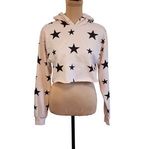 Woman's Southern Spirit Small Pink Crop Hoodie